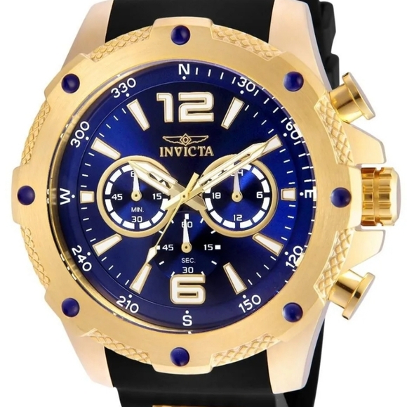 Invicta I-Force Axis 50mm Gold and Blue Men's Watch